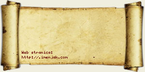 Mirjana Kaljević vizit kartica